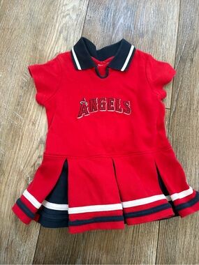 Angels baseball baby dress Red & Navy Girls Cheer Dress 18-24 months